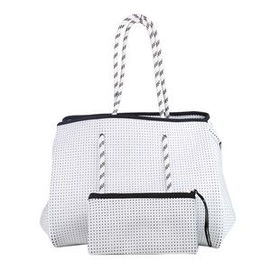 Neoprene Tote Bag with Matching Wristlet